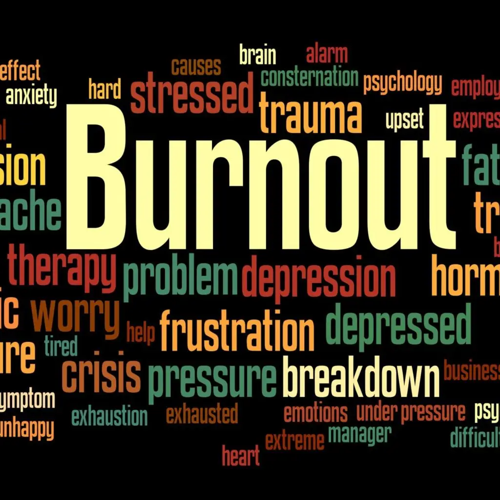 Burnout wordart