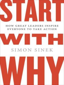 Cover of Start With Why — How Great Leaders Inspire Everyone to Take Action by Simon Sinek